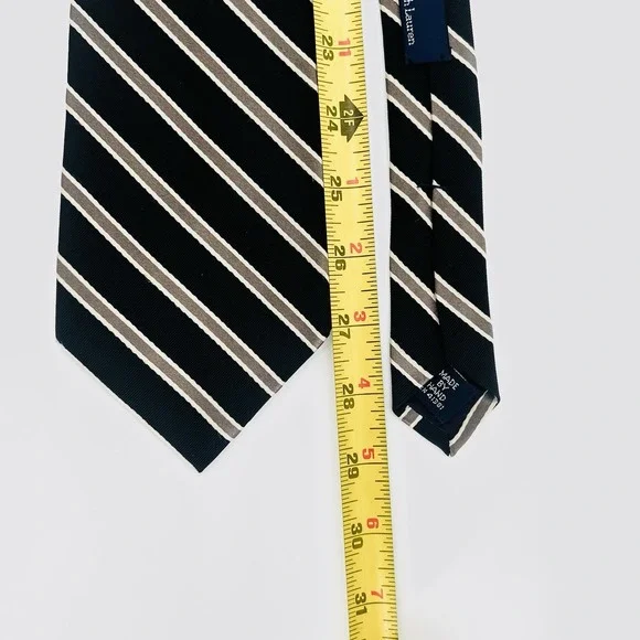 Vintage 90s Polo Ralph Lauren Made in USA Neck Tie 3.75Hand Made